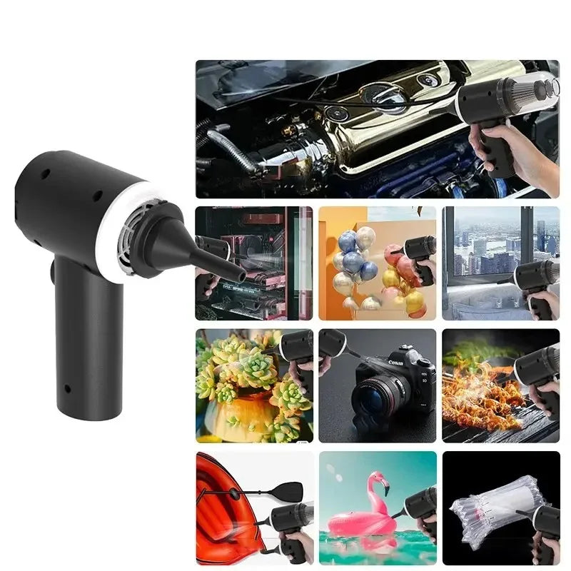 Cavina Car Vacuum Cleaner — Cordless Power, Spotless Every Drive