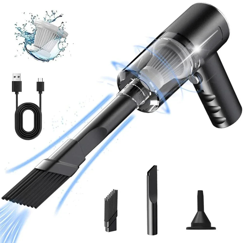 Cavina Car Vacuum Cleaner — Cordless Power, Spotless Every Drive