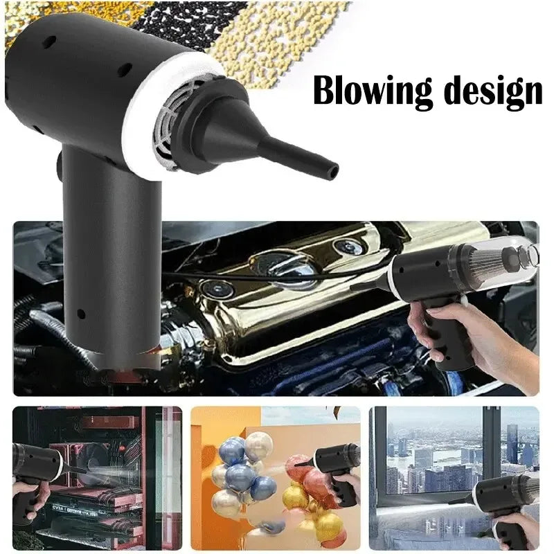 Cavina Car Vacuum Cleaner — Cordless Power, Spotless Every Drive